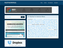 Tablet Screenshot of napis.ownia.pl